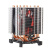 AVC6铜管热管cpu散热器1155 AMD2011针 X79台式机超静音风扇 1366 六热管 4线温控(3风扇 蓝灯)