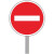 工孚 国标通用圆形铝板 施工路段警示标牌 50x50cm右转 单位：个
