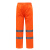 谋福 橘色反光分体雨衣套装 路政成人骑行雨衣可定制 YGJ01 高档环卫款 L170(适合身高165-170) 