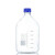 高硼硅丝口瓶蓝盖瓶黄盖螺口透明棕色玻璃试剂瓶流动相瓶 华鸥蓝盖高硼硅5000ml