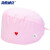 海斯迪克 HKQS-58 医生帽手术帽 棉加扣吸汗巾 心电图刺绣护士帽 印花包头帽 粉色