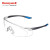 霍尼韦尔 300110 护目镜防风防尘骑行防护眼镜 透明镜片蓝框耐刮擦运动版 1副装