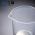 工霸（GONGBA）实验室塑料量杯 无柄带刻度 加厚pp耐酸碱计量烧杯 250ml GB7204