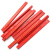 木工铅笔粗芯红芯扁头黑色放线笔工地八角方形全红划线笔 20支铅笔