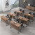 康迪普 会议室折叠培训桌会议桌简约现代可移动拼接多功能折叠桌 胡桃色 1800*400*750