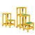 创优捷 玻璃钢三层绝缘凳JYD-12 电力绝缘高低凳子踏台梯凳 30×50×120cm