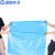 蓝鲸环卫 80*100cm蓝色50只 彩色加厚商用绿蓝红黑色分类平口垃圾袋LJHW-1032