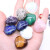 纽梵诺水晶原石摆件 心形彩色石头孩子玩耍装饰造景科普教学 黑曜石(爱心3厘米)一只