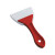 亚速旺（AS ONE） 62-8196-34 橡胶刮铲 塑料柄三角红小 94×187mm （1把）