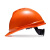 梅思安（MSA）工地加厚安全帽10172478 ABS豪华有孔超爱戴帽衬 防砸抗冲击可定制 橙色