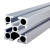 智恩国标4040W重型工业铝合金型材方管流水线框架铝材40*40 加厚3.0mm
