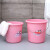 庄太太 22L红色36*34cm 加厚洗衣塑料水桶手提装水大红色塑料桶盆桶
