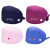海斯迪克 HKQS-58 医生帽手术帽 棉加扣吸汗巾 心电图刺绣护士帽 印花包头帽 粉色