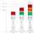 惠利得D声光报警器 多层警示灯常闪机床塔灯信号24V220V三色报警灯TD5 1色 不带叫 220V