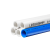 PVC管4分6分1寸白色蓝色水族管管道PVC管供水管给水管塑料管  40饮用水管蓝色【1米】