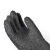 鸣固 橡胶颗粒喷砂手套65cm乳胶防护手套喷砂机专用工业耐磨黑色加厚 一双 MG-SB-0536