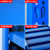 仓储货架单独加层横梁层板轻型中型重型货架 单层 横梁+横板 蓝色 100*40*200轻型