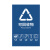 安燚 可回收物（国标） 垃圾桶分类标识贴纸墙贴北京上海杭州深圳垃圾分类提示贴GNG-552