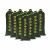泓瑞沣  防汛专用沙袋抽绳加厚帆布消防沙袋（不含沙） 30*70 可装20-25KG （10个装）