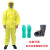 微护佳3000防酸碱连体防化服C级防浓酸耐腐蚀防毒衣实验室防护服 升级款（连体）+防化手套+靴子 XL