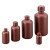 NIKKO试剂瓶HDPE塑料瓶大容量棕色瓶1L2L3L5L10L标准规格瓶耐酸碱 5000ml广口