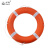 百舟（BAIZHOU）救生圈 船用专业实心救生圈游泳圈防汛物资晶格加厚 国标塑料成人2.5kg款