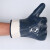 丁腈橡胶手套大口浸胶防油防水耐磨加厚工业柴油电焊工作保护手套 升级款(蓝色)P806:3双 XL