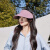 蕉宠一体无痕户外夏季帽女款防外线空顶遮阳帽太阳帽UPF50+ 香芋紫
