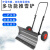 京工京选 手推式铲雪器便携轮式物业用推雪板扫雪机户外清雪神器小号双杆推雪铲