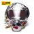 百舸 消防面罩 升级硅胶成人款/1个（黄盒） 逃生面具防毒面具 过滤式消防自救呼吸器