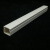  跃励工品 PVC白色明装方形阻燃电线槽 电线电缆墙面布线穿线槽 60*40（厚度1.10 mm） 一米价