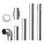 直径7CM不锈钢排烟管加长排气管强排燃气热水器配件烟道管 70变60变径