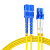SAMZHE 光纤跳线 LC-SC 单模双芯 黄色 10m G1-LCSC10