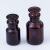 蜀牛玻璃广口瓶60试剂瓶125大口250茶色500ml棕色1000毫升磨砂口 棕色60ML(高硼硅)