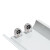 佛山照明（FSL）LED灯管支架1.2米T8双管带罩空支架双端供电（量大定制）