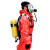 轻型防化服连体消防耐酸碱生化重型半全封闭一二级防核辐射防护服 二级轻型防化服（黄色）手提箱