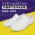 超轻卫生靴面点师加工厂厂防尘洁净食品厂专用工作鞋 白色 38
