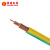 禅诚电缆 国标电缆线BV1/1.5/2.5/4/6平方 单芯铜芯PVC绝缘电线国标阻燃铜线 6平方黄绿双色（100米）