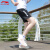李宁（LI-NING）短裤女运动夏季新款棉质卫裤跑步健身瑜伽五分裤运动裤女 标准黑(棉质款) S(建议80斤-100斤穿)