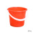 庄太太 无盖2L 塑料桶红色小桶清洁用品ZTT-2L