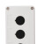 KEOLEA 按钮开关盒 la38 带箭头启动停止标志电梯急停按钮控制盒手持开关盒 电机电源控制盒 二位标识(左箭头，右箭头)