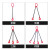富都华创 起重吊索具 3吨1米4腿 猛钢铁链条吊链行车吊装工具 FDHC-DSJ-026