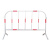 京顿 JDTWL10镀锌铁马护栏1*1.5m 道路交通施工安全隔离栏 景区商场排队围栏 白红款/3.5kg