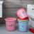 庄太太 22L红色36*34cm 加厚洗衣塑料水桶手提装水大红色塑料桶盆桶