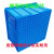 加厚正方形塑料周转箱物流运输五金工具配件分拣箱储物收纳方箱大 3号方箱外尺寸400*400*126mm