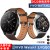 适用VIVO智能手表Watch1 2代 IQOO原力黑手表带46mm头层牛皮智能运动男女士腕带表链 【2022新款  头层牛皮】黑色 VIVO Watch1代 42/46表盘-20mm