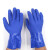 东亚 801 耐油耐酸碱手套浸塑 防油防水手套 蓝色 5副 蓝色 均码