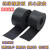 橡胶垫黑色绝缘耐磨耐油防滑密封加厚工业橡胶板机械缓冲减震垫 （4mm厚*500mm宽）（1米价）