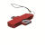 小.米生态同款可以带上飞机的打火机防风USB充电可过安检上高铁无火钨丝点烟器 红色圆口