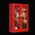 谋福9636消防柜器材柜微型消防站柜应急展示柜（单独消防柜 1800*900*390）可定做 